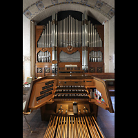 Bad Steben, Lutherkirche, Orgel mit Spieltisch