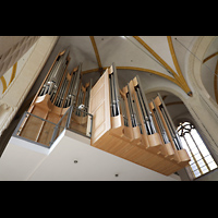 Magdeburg, Kathedrale St. Sebastian, Orgelempore seitlich von unten