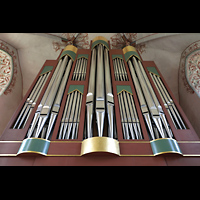 Schöningen am Elm, St. Lorenz, Orgel perspektivisch