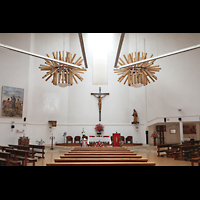 El Médano (Teneriffa), Nuestra Señora de la Mercedes de Roja, Innenraum in Richtung Altar