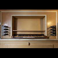 La Orotava (Teneriffa), San Juan Bautista, Spieltisch der Richborn-Orgel