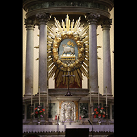 La Orotava (Teneriffa), Nuestra Señora de la Conceptión, Darstellung von Christus als Lamm am Hochaltar