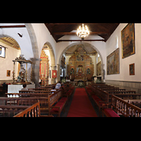 Adeje (Teneriffa), Santa Úrsula, Hauptschiff in Richtung Altar