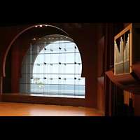 Las Palmas (Gran Canaria), Auditorio Alfredo Kraus, Rückpositiv und Fenster zum Meer