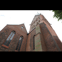 Lüneburg, St. Johannis, Blick von Nordwesten auf den Turm