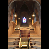 Hannover, Marktkirche St. Georgii et Jacobi, Chor-Ensembleorgel von der mittleren Empore aus gesehen