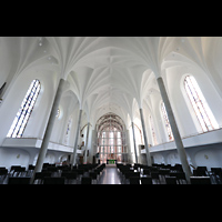 Kassel, St. Martin, Innenraum in Richtung Chor perspektivisch