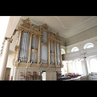 Neustrelitz, Stadtkirche, orgel seitlich