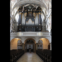Regensburg, Basilika St. Emmeram, Orgelempore