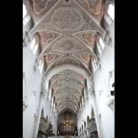Regensburg, Niedermünster, Orgel und Deckengemälde
