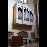 Modena, Chiesa di San Domenico, Orgel auf der Evangelienseite
