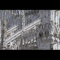 Milano (Mailand), Duomo di Santa Maria Nascente, Reich verzierte Strebebögen