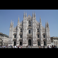 Milano (Mailand), Duomo di Santa Maria Nascente, Reich verzierte Fassade