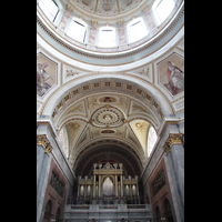 Esztergom (Gran), Szent István Bazilika (St. Stefan Basilika), Orgel und Kuppel