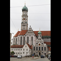 Augsburg, St. Ulrich und Afra, Ansicht von der Maximilianstraße aus