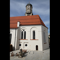 Weilheim i.OB., Stadtpfarrkirche Mari Himmelfahrt, Chor und Turm