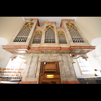 Tutzing, St. Josef, Spieltisch und Orgel