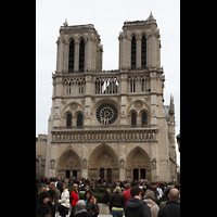 Paris, Cathédrale Notre-Dame, Doppelturmfassade