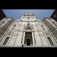 Napoli (Neapel), Cattedrale di S. Maria Assunta, Fassade perspektivisch