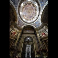 Napoli (Neapel), Cattedrale di S. Maria Assunta, Kappelle San Gennaro, Blick in die Kuppel