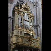 Napoli (Neapel), Cattedrale di S. Maria Assunta, Hauptorgel, linker Teil (Epistelseite)