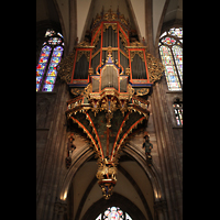 Strasbourg (Straburg), Cathdrale Notre-Dame, Silbermann-Orgel