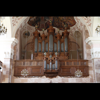 Ebersmunster (Ebersmnster), glise Abbatiale (Abteikirche), Orgelempore