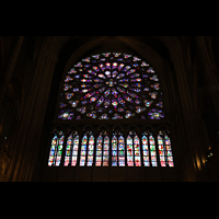Paris, Cathédrale Notre-Dame, Fensterrosette im südlichen Querhaus