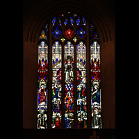 Denver, St. John's Episcopal Cathedral, Groes Buntglasfenster an der Rckwand