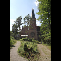 St. Ottilien, Erzabtei, Klosterkirche, Auenansicht aufs Querschiff