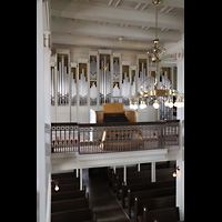 Reykjavk, Dmkirkja (Ev. Dom), Orgelempore seitlich