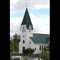 Hafnarfjrur, Kirkja, Kirche Auenansicht
