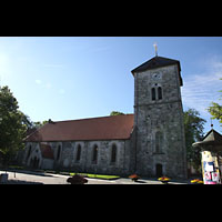 Trondheim, Vr Frue Kirke (Liebfrauenkirche) / Bymision, Seitliche Auenansicht