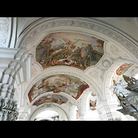 Weingarten, Basilika  St. Martin, Gewölbemalerei