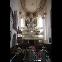 Naumburg, Stadtkirche St. Wenzel, Blick vom Chor zur Orgel