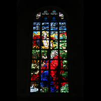 Straubing, Basilika St. Jakob, Fenster: Mose erhlt die 10 Gesetzestafeln