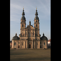 Fulda, Dom St. Salvator, Fassade mit Trmen