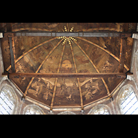 Apsis mit 100 m² Holzmalerei (Jüngstes Gericht) von J.C.. van Oostsanen 1518 Alkmaar, Sint Laurenskerk, Apsis mit 100 m² Holzmalerei (Jüngstes Gericht) von J.C.. van Oostsanen 1518