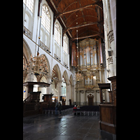 Langhaus mit Hauptorgel Alkmaar, Sint Laurenskerk, Langhaus mit Hauptorgel