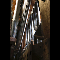 Rückseite der Prospektpfeifen-Spiegelfelder, bei Van Hagerbeer noch klingend Alkmaar, Sint Laurenskerk, Rückseite der Prospektpfeifen-Spiegelfelder, bei Van Hagerbeer noch klingend