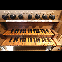 Spieltisch der Chororgel Alkmaar, Sint Laurenskerk, Spieltisch der Chororgel