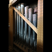 Pfeeifen der Trompete 8' in der Chororgel Alkmaar, Sint Laurenskerk, Pfeeifen der Trompete 8' in der Chororgel