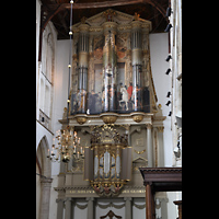 Hauptorgel mit geschlossenen Flügeltüren Alkmaar, Sint Laurenskerk, Hauptorgel mit geschlossenen Flügeltüren