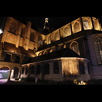 Die Laurenskerk nachts, Ansicht von Südosten Alkmaar, Sint Laurenskerk, Die Laurenskerk nachts, Ansicht von Südosten