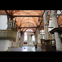 Amsterdam, Oude Kerk, Nrdlicher Chorumgang mit Chororgel