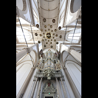 Blick vond er Vierung ins Gewölbe und auf die Orgel Amsterdam, Westerkerk, Blick vond er Vierung ins Gewölbe und auf die Orgel