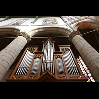 Chororgel perspektivisch Gouda, Sint Janskerk - Grote Kerk, Chororgel perspektivisch