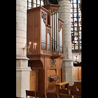 Chororgel seitlich Gouda, Sint Janskerk - Grote Kerk, Chororgel seitlich