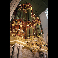 Orgel seitlich perspektivisch Gouda, Sint Janskerk - Grote Kerk, Orgel seitlich perspektivisch