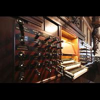 Groningen, Akerk, Spieltisch seitlich